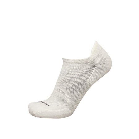 Ghost Runner Ultra Light Cushion NoShow Socks, White, Small, PR
